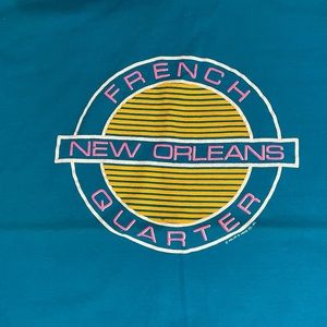 NEW ORLEANS LOUISIANA FRENCH QUARTER VINTAGE TEE SHIRT